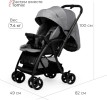 Коляска прогулочная Tomix COSY V3, (Dark Grey)