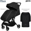 Коляска прогулочная Pituso Pera X-33, Black New/рама carbon
