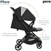 Коляска прогулочная Pituso Pera X-33, Black New/рама carbon