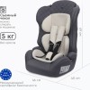 Автокресло Tomix "Captain" серый. (гр. 1/2/3, 9-36 кг)