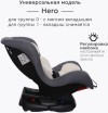Автокресло Tomix "Hero" серый (гр.0+/1,0-4 года,0-18кг)