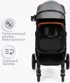 Коляска трансформер TOMIX Bonny, серый