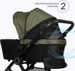 Коляска универсальная 2 в 1 TOMIX Walker, зеленый