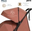 Коляска прогулочная Pituso Pera X-33, Coffee/рама carbon
