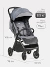 Коляска прогулочная TOMIX Easy, Grey