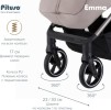 Коляска прогулочная Pituso Emma Cappuccino
