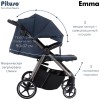 Коляска прогулочная Pituso Emma Navy Blue