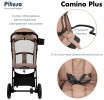 Коляска прогулочная Pituso CAMINO + Cream Beige