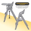 Стульчик для кормления iLovi Snap Light Grey