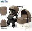 Коляска 2 в 1 Kidilo D908 Coffee