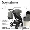 Коляска 2 в 1 Kidilo D908 Grey