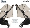 Коляска Pituso Matrix Cappuccino