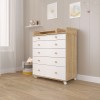 Комод Pituso TORI дуб сонома-белый