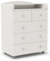 Комод Tomix Sydney 5 ящиков белый