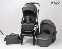 Коляска 2в1 Ining baby K622 Grey
