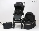 Коляска 2в1 Ining baby K622 Black