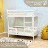 Двухъярусная кровать Kinderwood "Haven" 160x80 см белый
