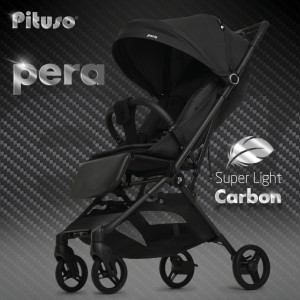Коляска прогулочная Pituso Pera X-33, Black New/рама carbon