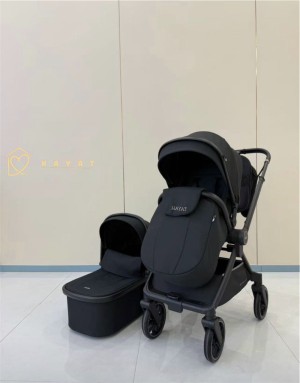 Коляска 2 в 1 Kidilo D901F, черный