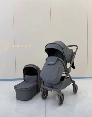 Коляска 2 в 1 Kidilo D901F, серый