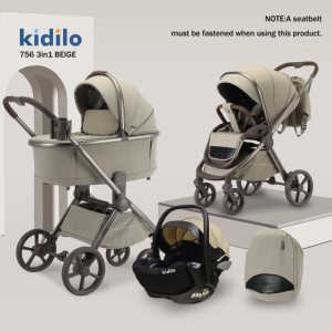 Коляска 3в1 Kidilo 756 beige