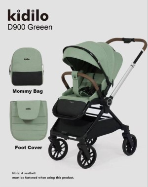 Коляска Kidilo D900 зеленый