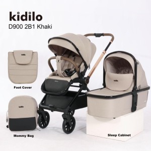 Коляска 2в1 Kidilo D900 бежевый