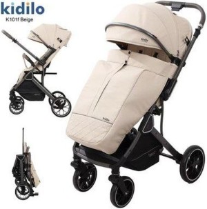 Коляска Kidilo K101F бежевый