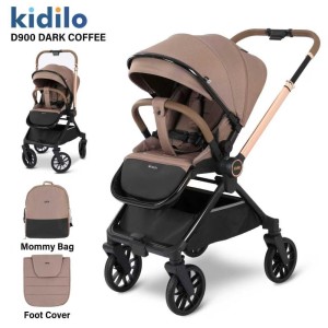 Коляска Kidilo D900 коричневый