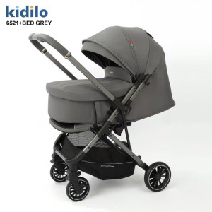 Коляска Kidilo 6521+bed grey