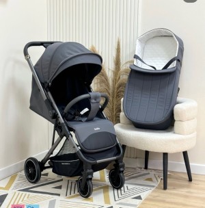 Коляска Kidilo 6521+bed grey