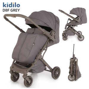 Коляска Kidilo D8F Grey