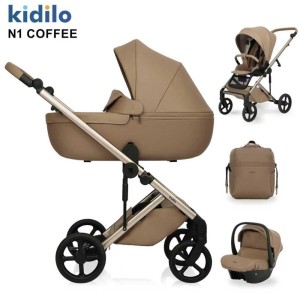 Коляска 3в1 Kidilo N1 Coffee
