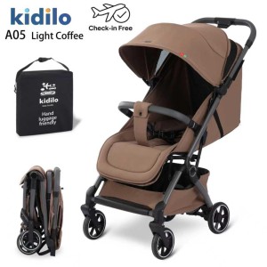 Коляска Kidilo A05 coffee