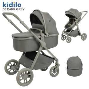 Коляска Kidilo D3 Dark Grey