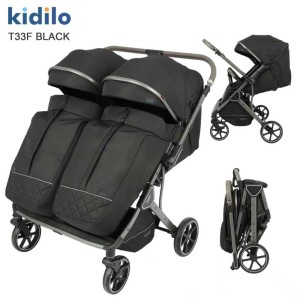 Коляска для двойни Kidilo T33F Черный