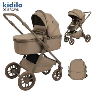 Коляска Kidilo D3 Brown