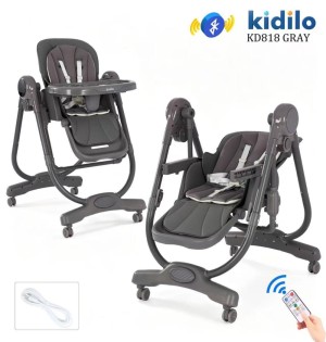 Стульчик Kidilo KD818 Grey